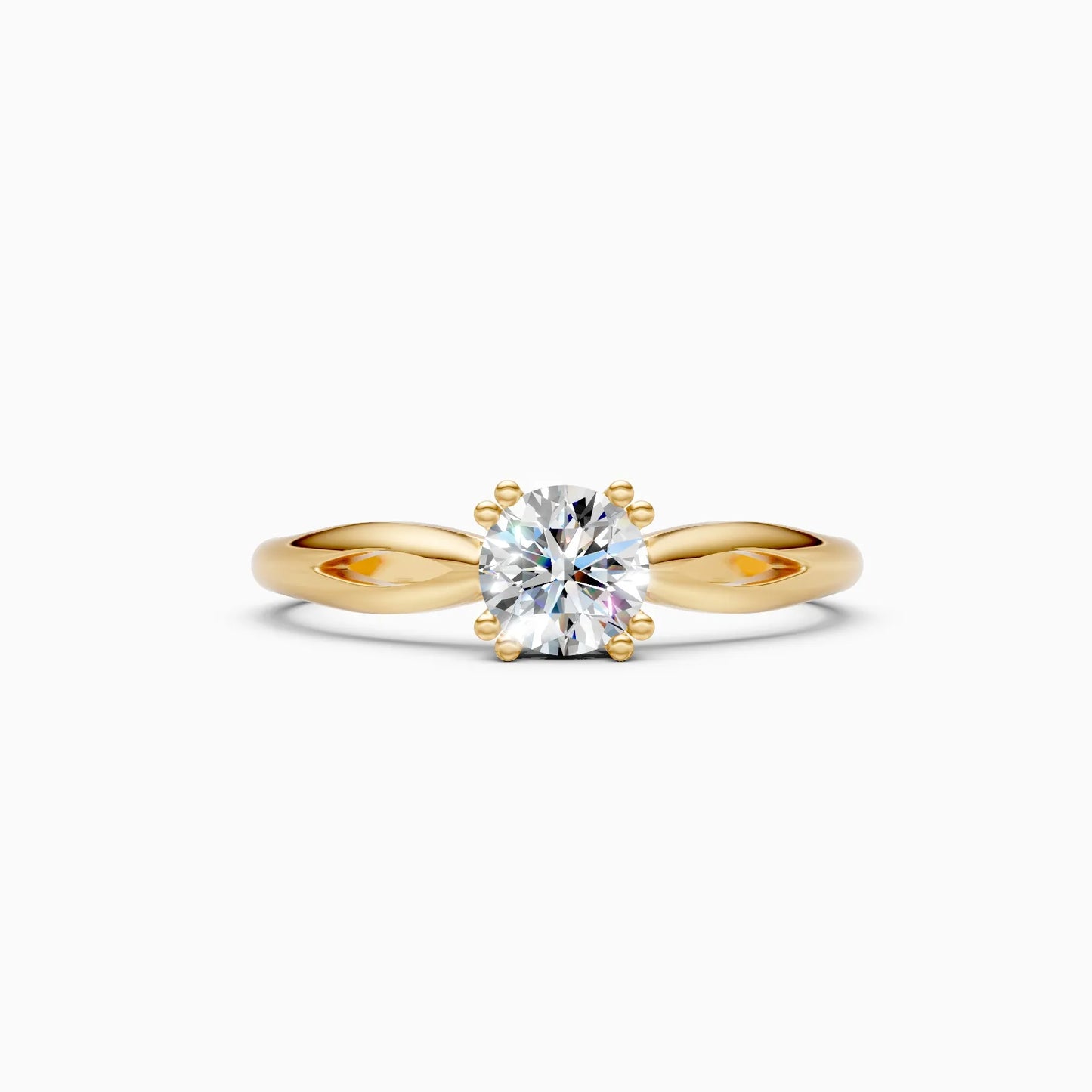 Twist of Love Lab Grown Diamond Solitaire Ring