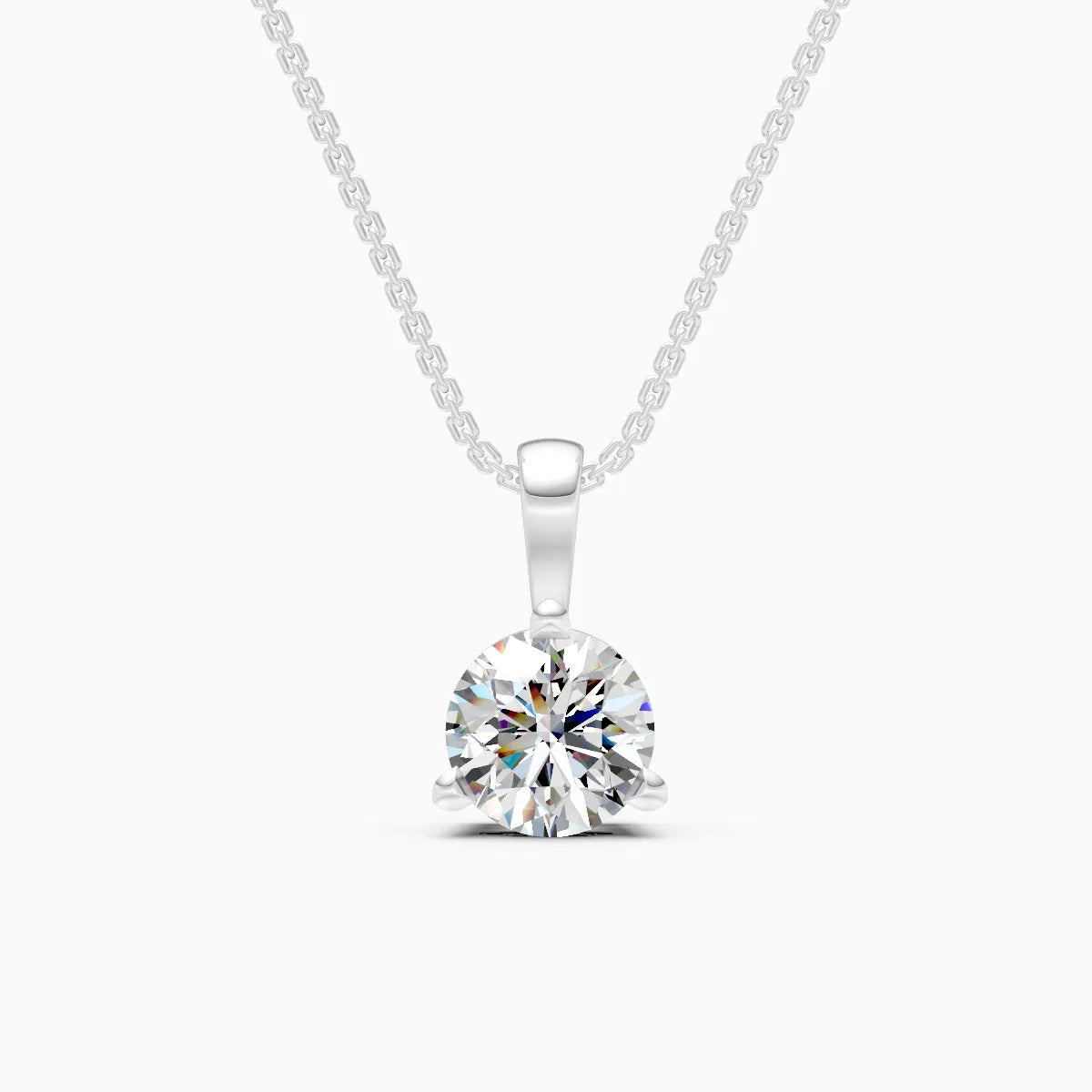 Pure Glow Solitaire Pendant
