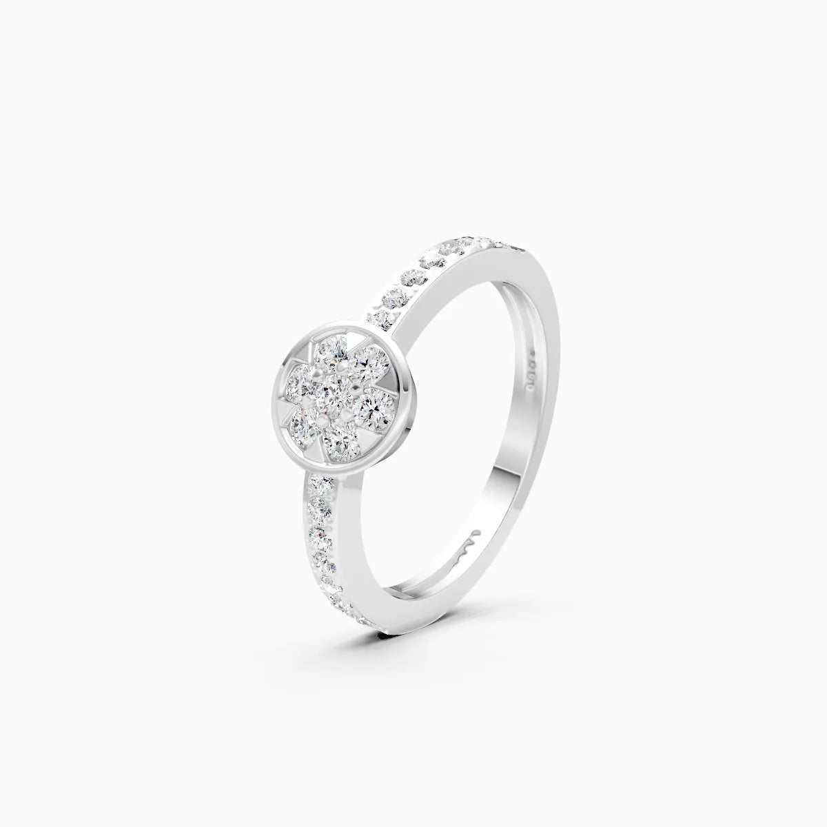 Blossom Glow Diamond Ring in Rose Gold