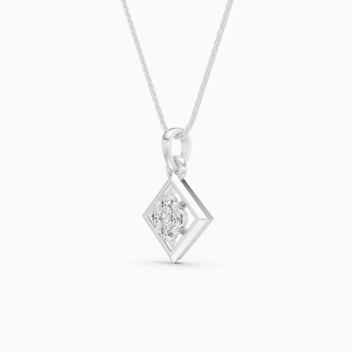 Simple Glow Shiny Diamond Pendant