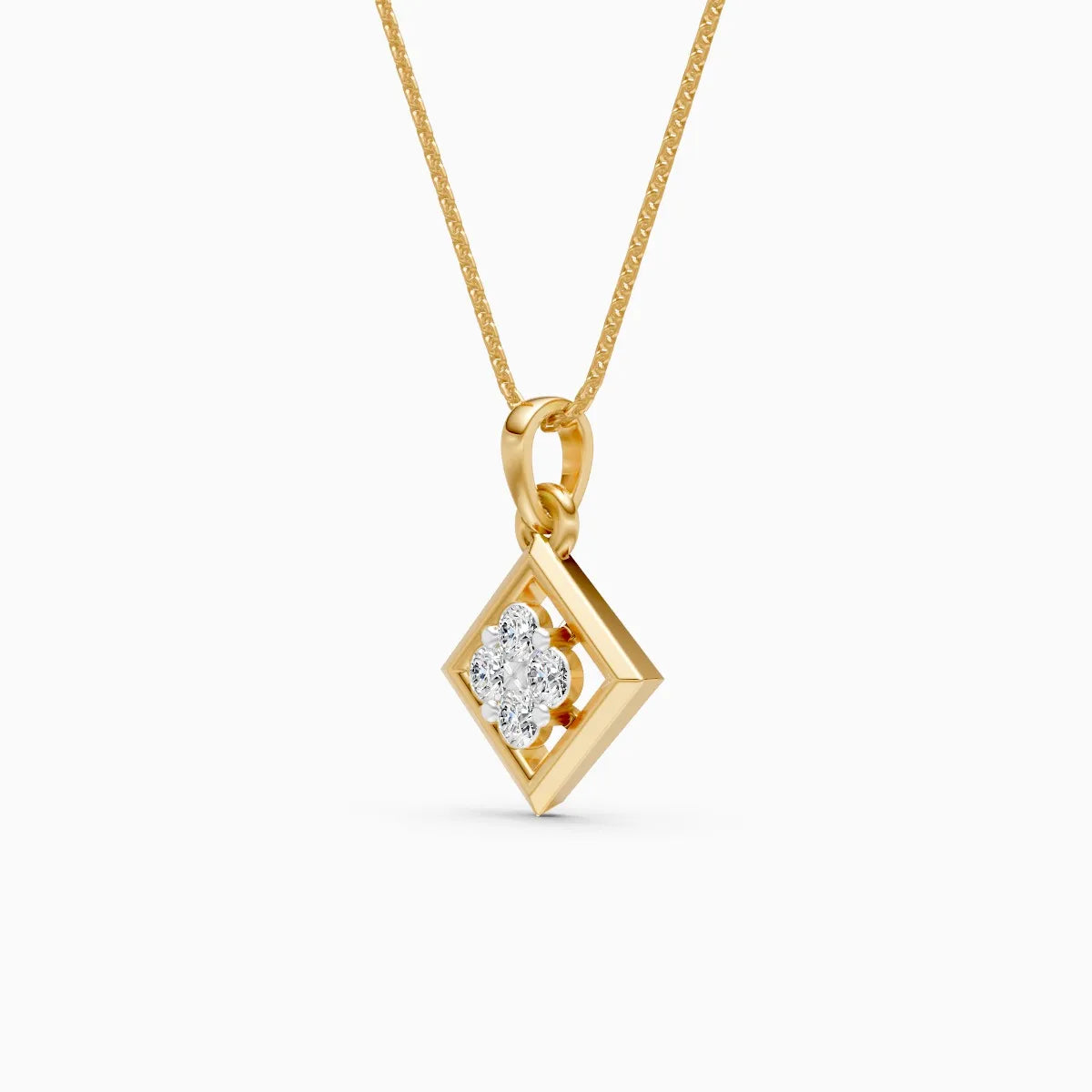 Simple Glow Shiny Diamond Pendant