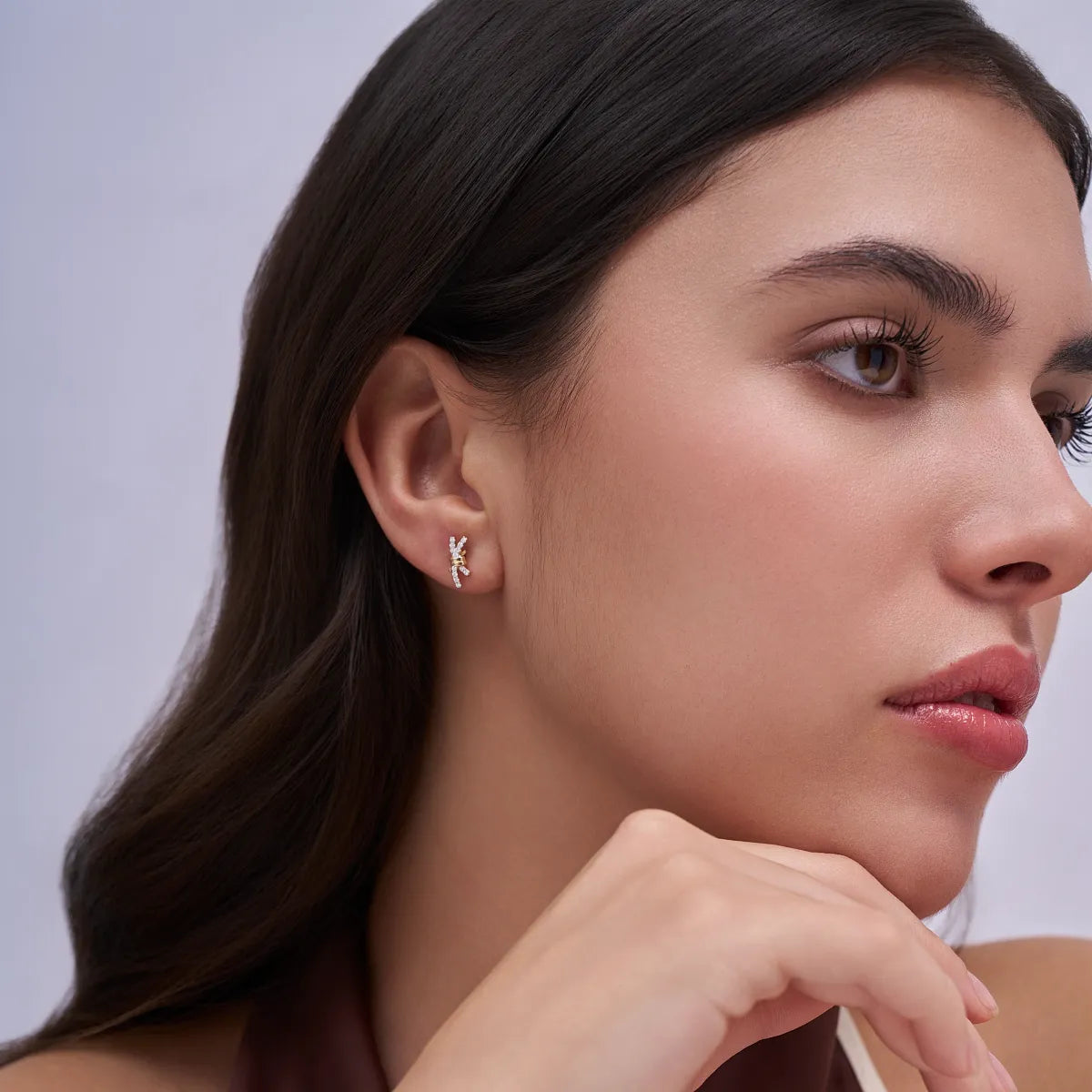 Regal Knot Lab Grown Diamond Earrings