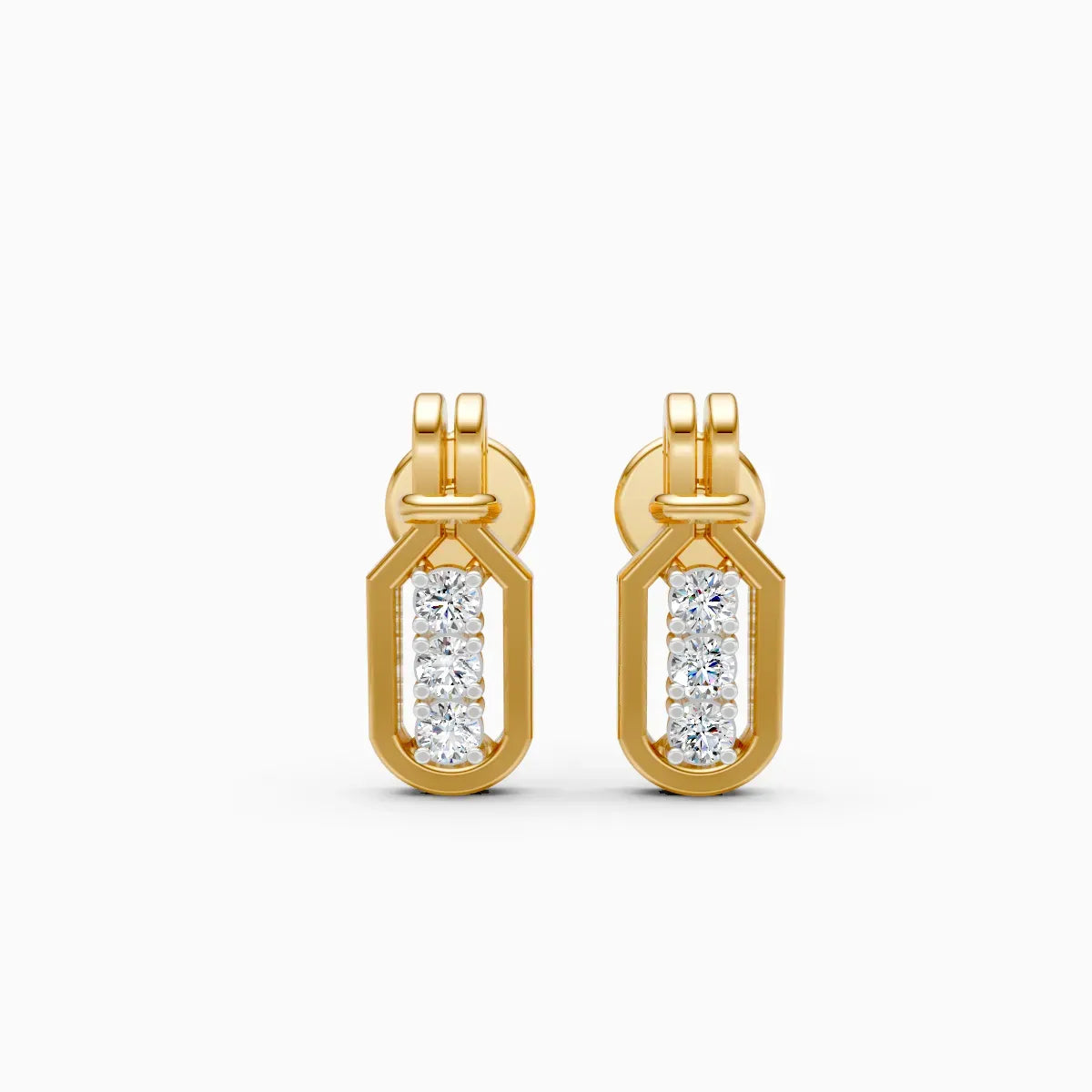 Vertical Row Earring
