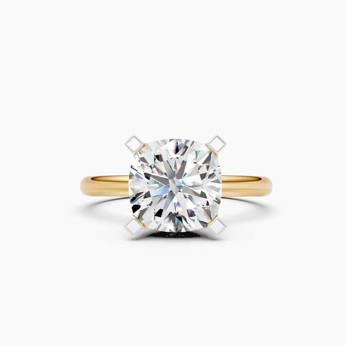 Sleek Solitaire Diamond Engagement Ring
