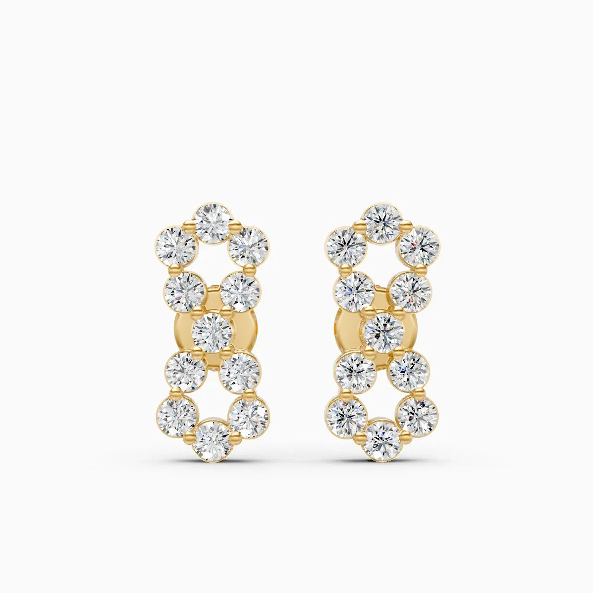 Linked Radiance Lab Grown Diamond Earrings