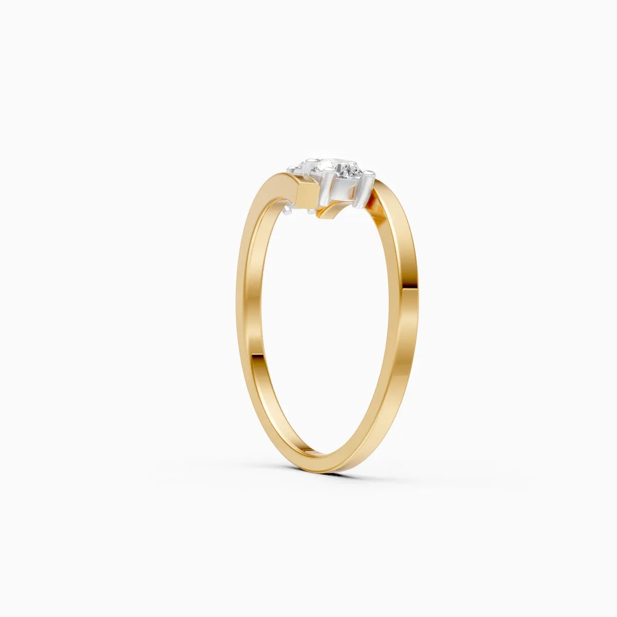 Crossover Glow Lab Grown Diamond Ring