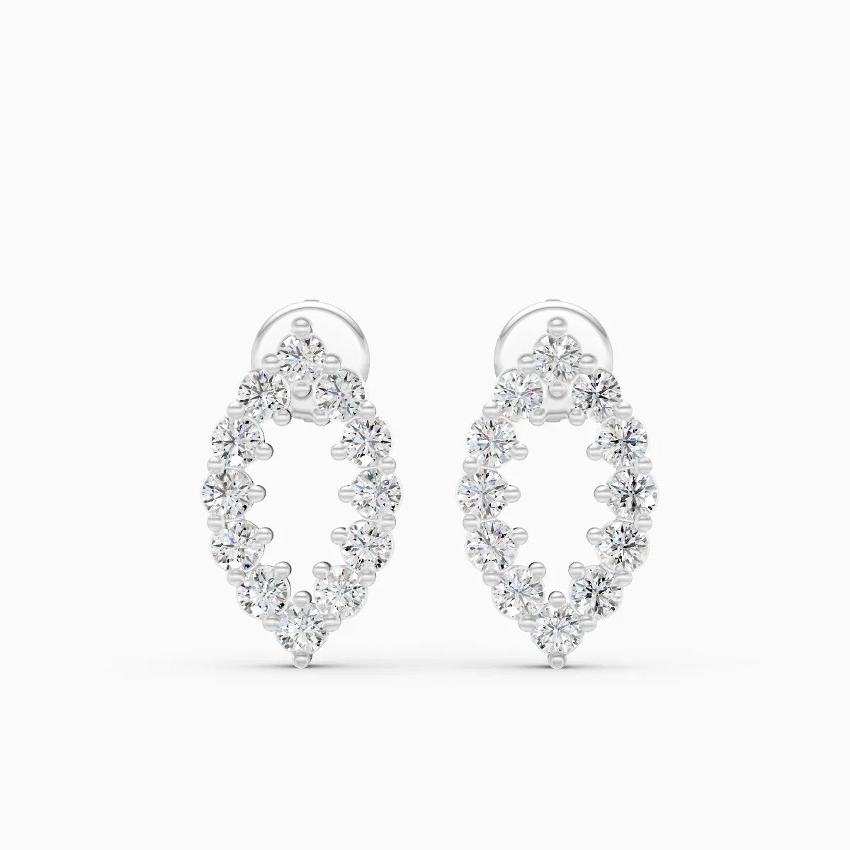 Marquise Petal Lab Grown Diamond Earrings