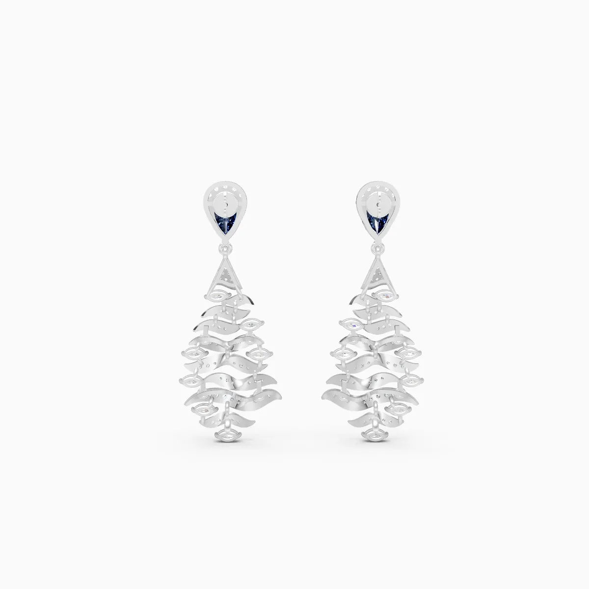 Ocean Drape Lab Grown Diamond Earrings