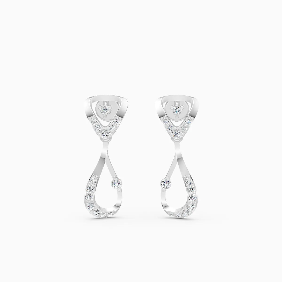 Velisse Loop Lab Grown Diamond Earrings