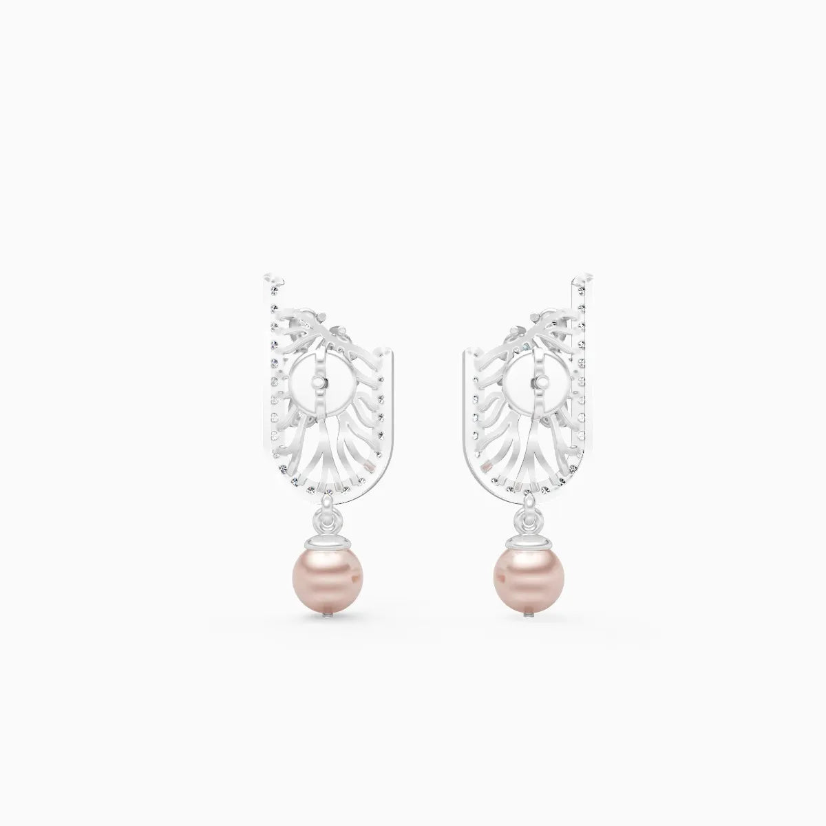 Serene Curve Lab Grown Diamond Earrings