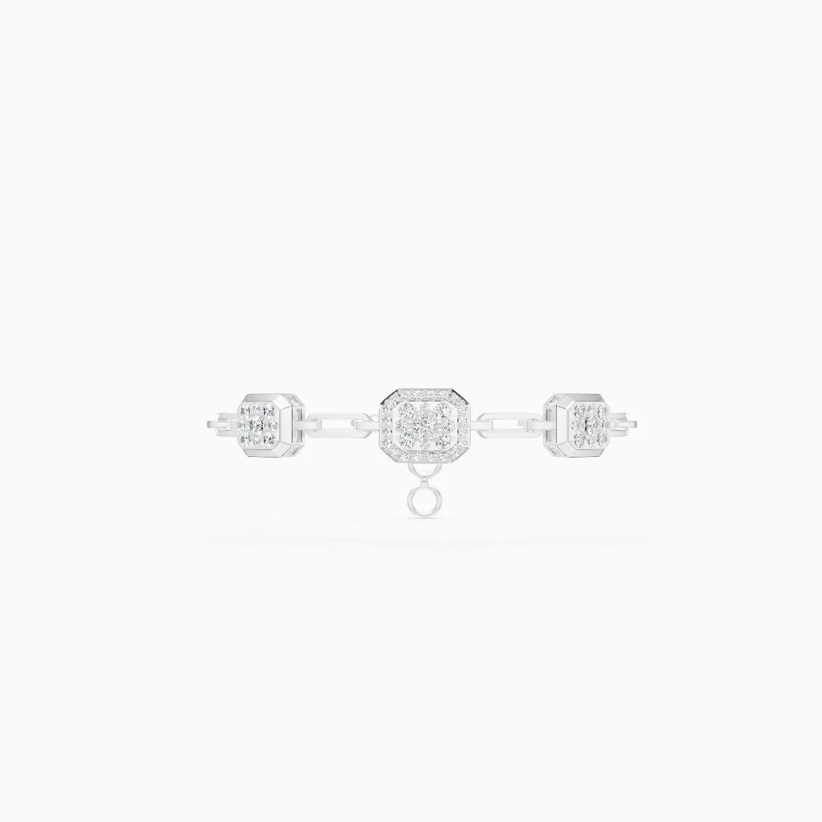 Linear Triple Accent Diamond Bracelet
