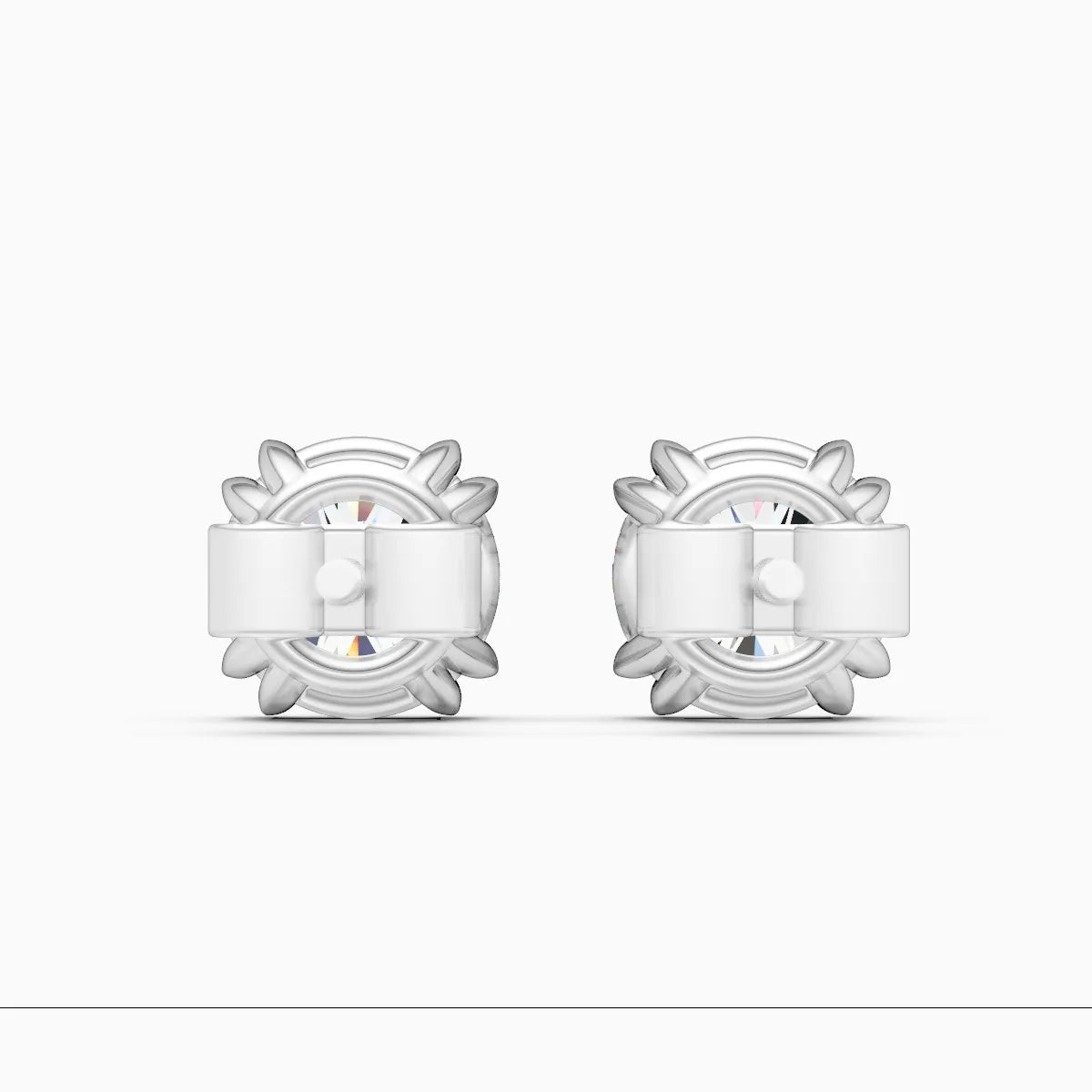 Classic Solitaire Diamond Studs