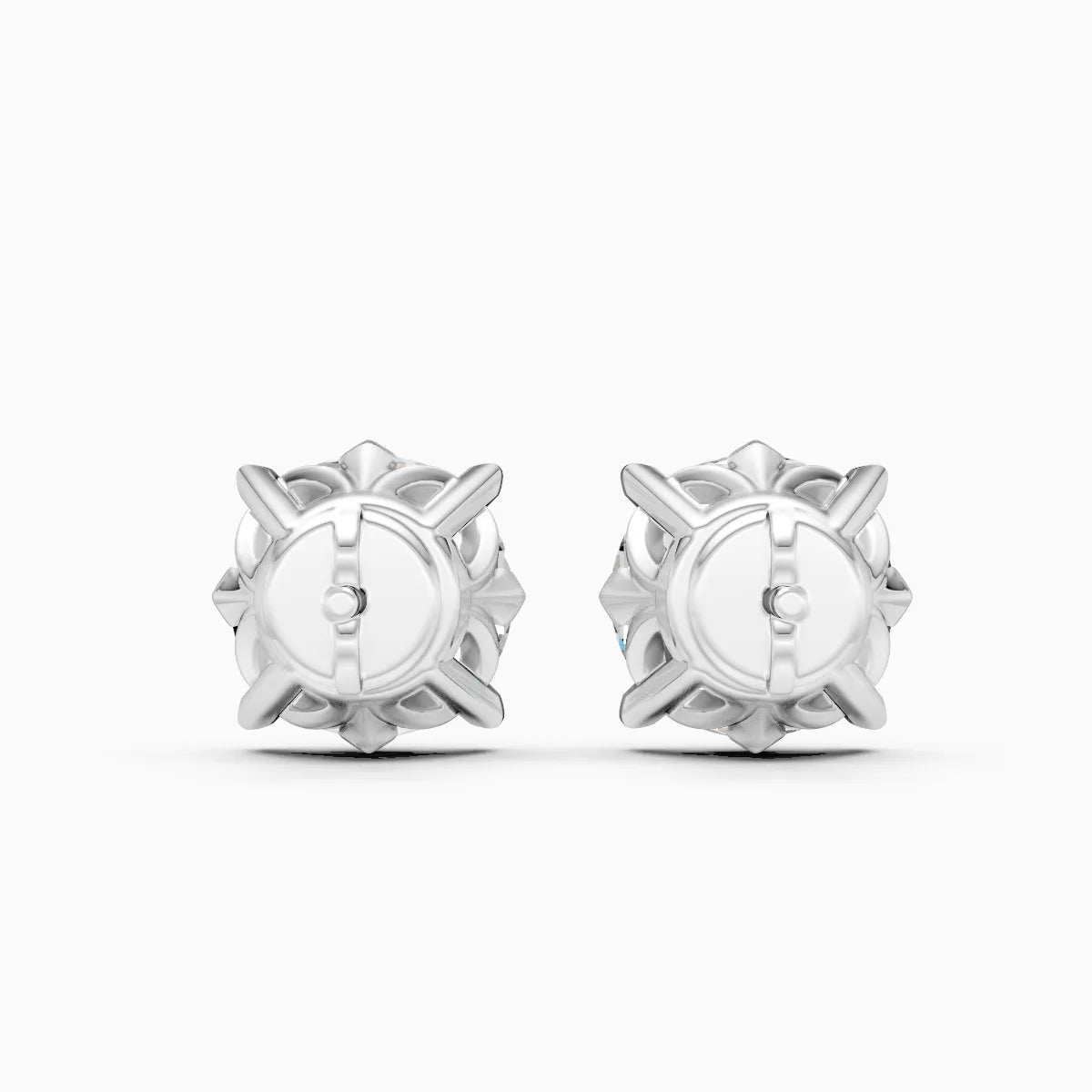 Royal Spark Round Solitaire Studs