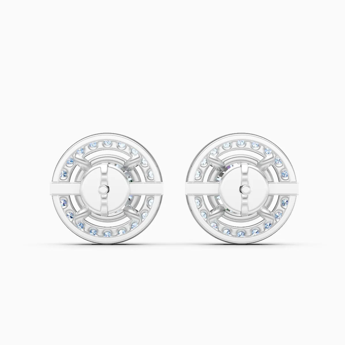 Whispering Halo Diamond Studs