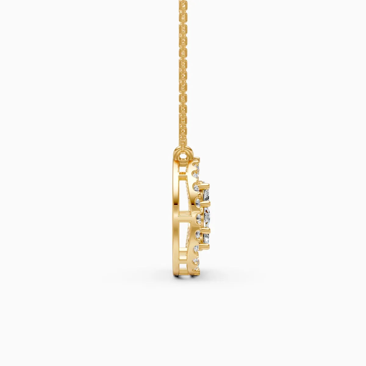 PetalBloom Lab Grown Diamond Pendant