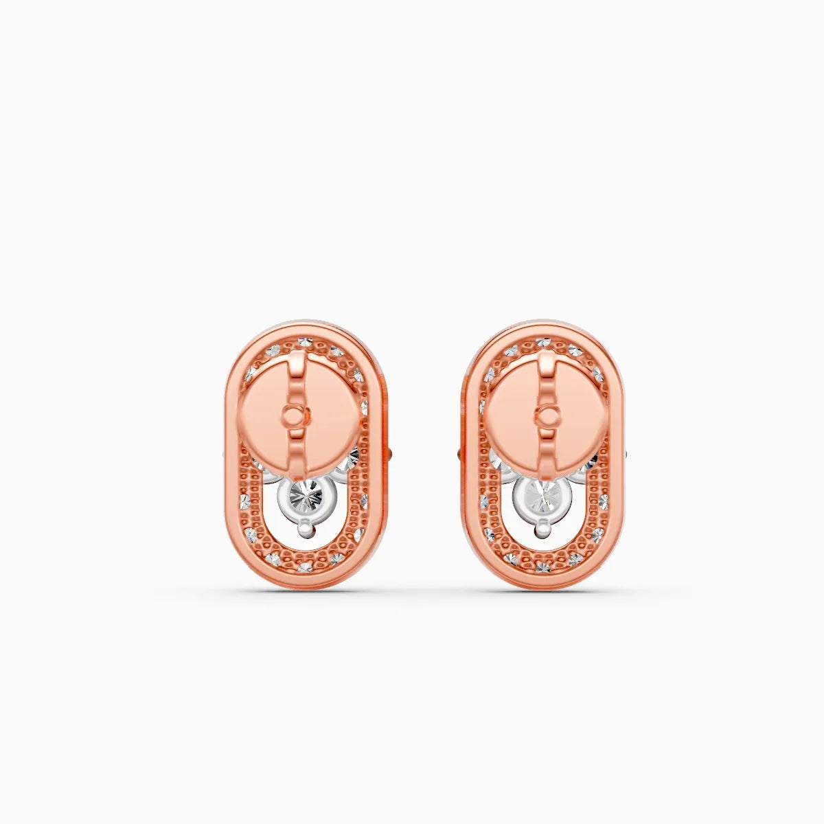 Pill Radiance Floral Cluster Lab Diamond Earrings