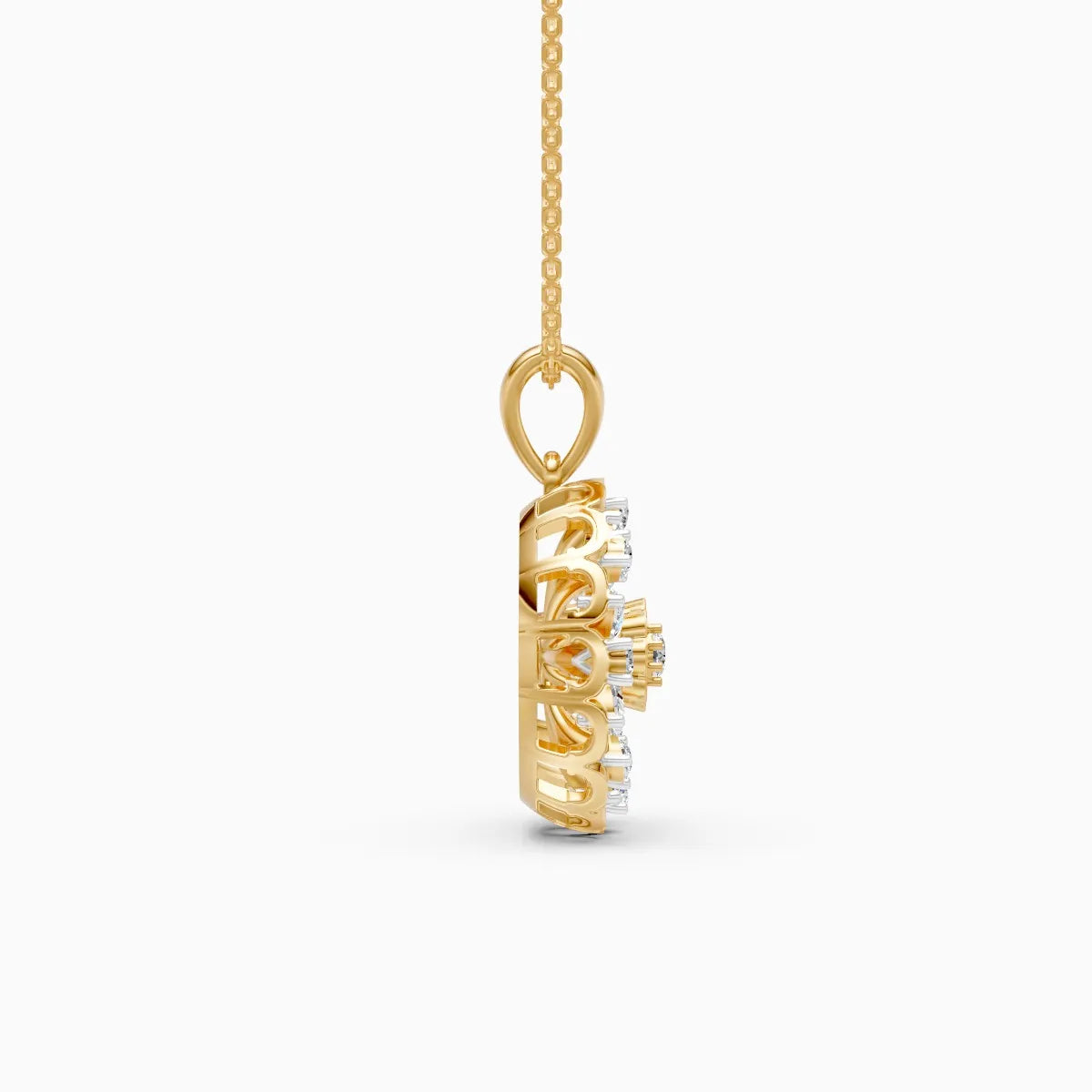 Multi-Stone Sparkle Diamond Pendant