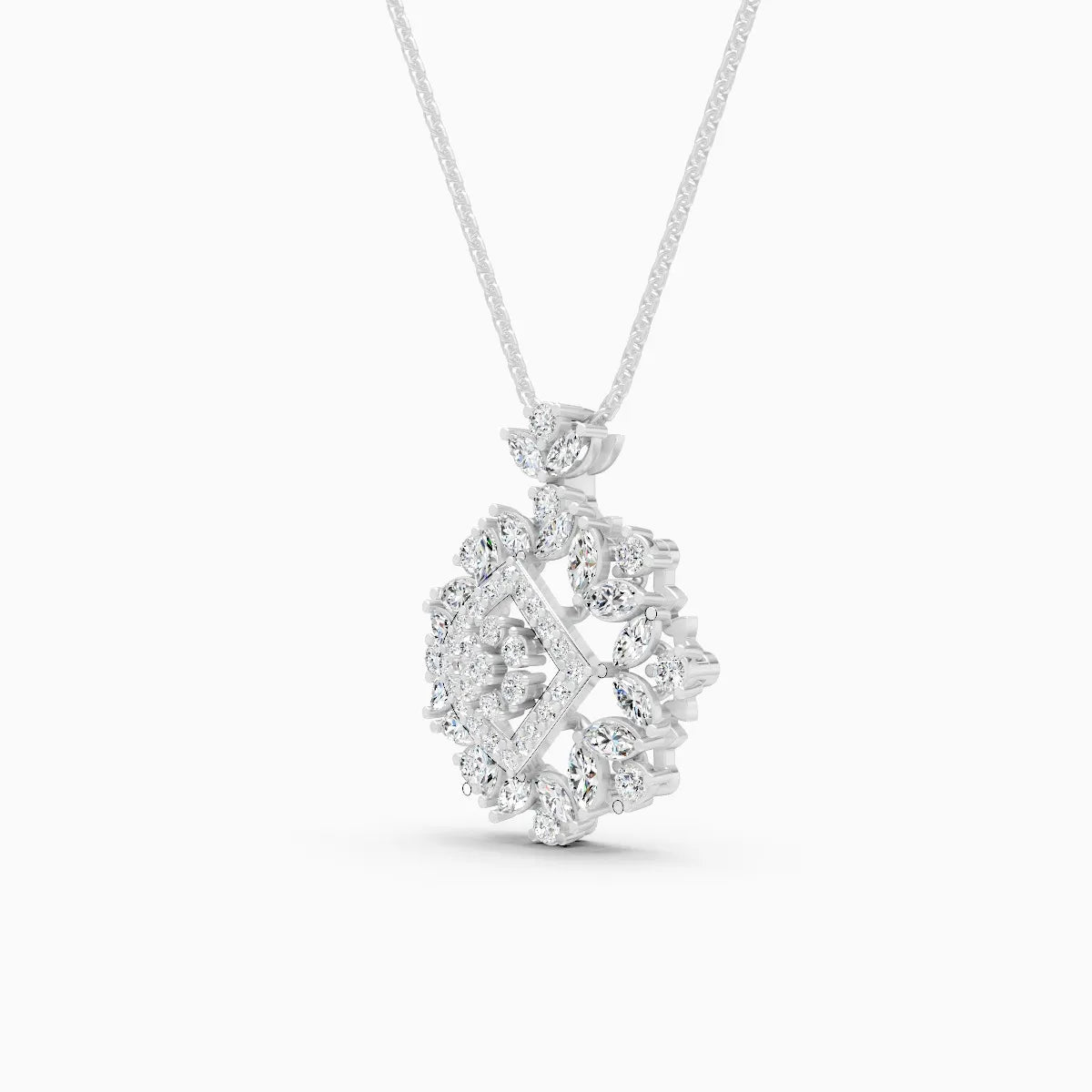 Elegant Classic Lab Grown Diamond Necklace