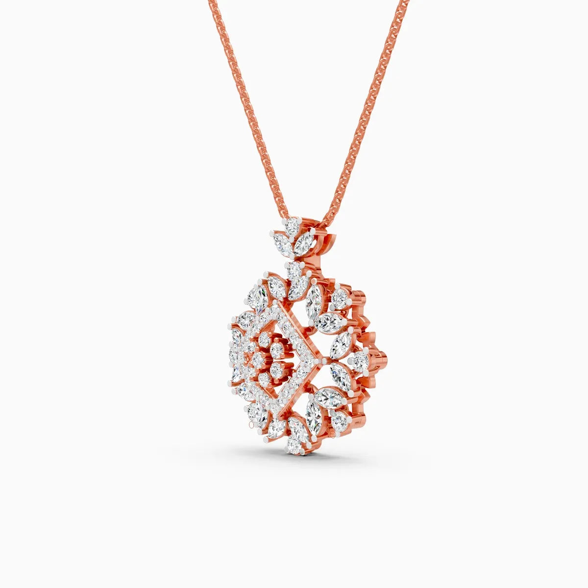 Elegant Classic Lab Grown Diamond Necklace