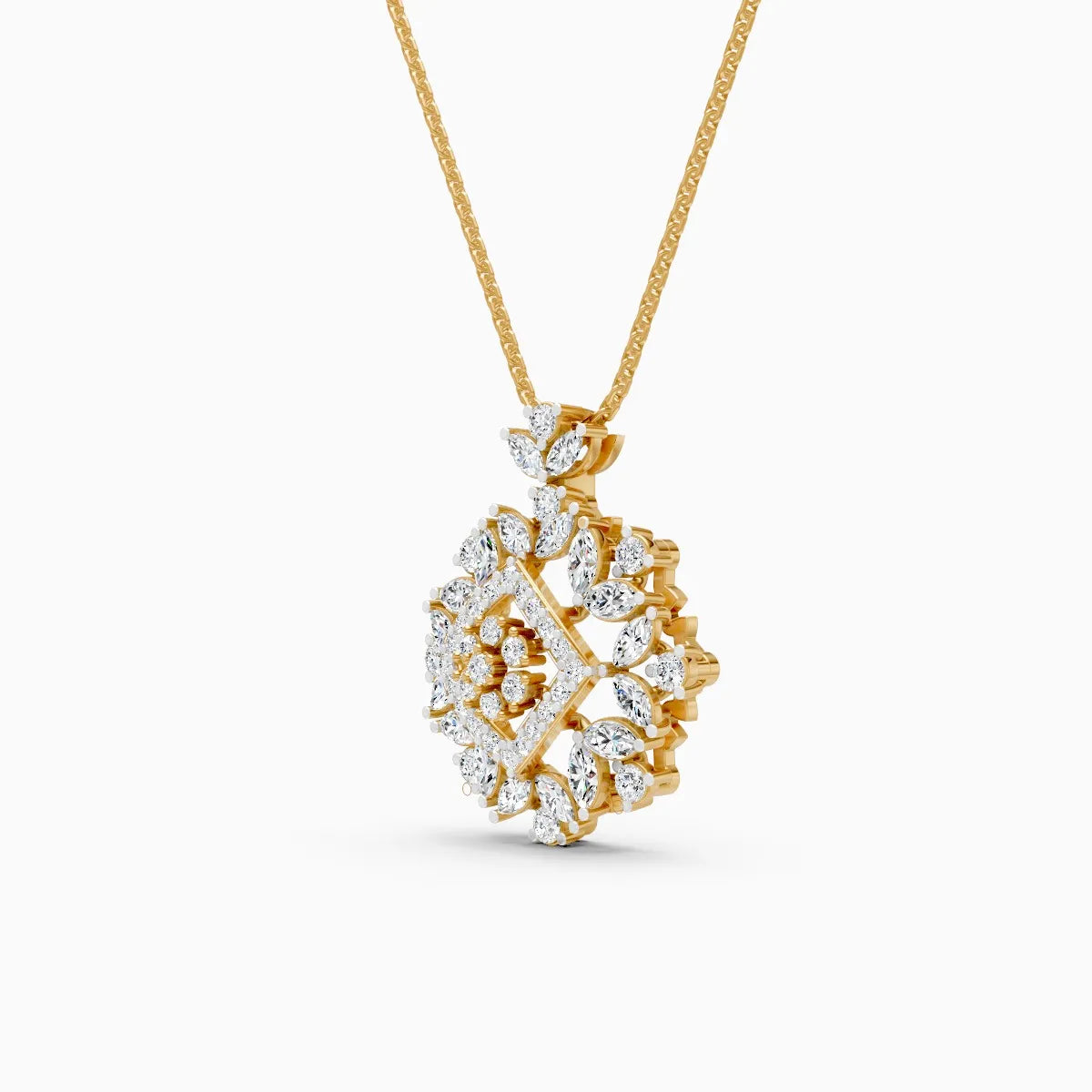 Elegant Classic Lab Grown Diamond Necklace