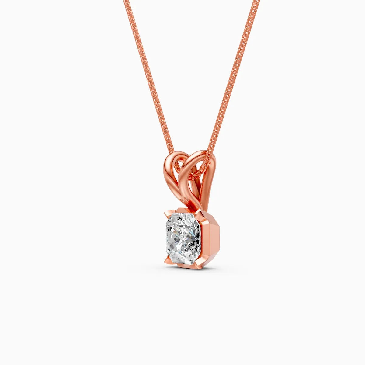 Aurora Radiant Diamond Pendant