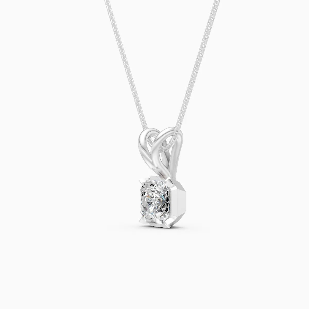 Aurora Radiant Diamond Pendant