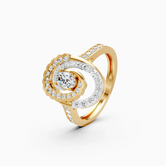 Lustrous Orbit Lab-Grown Diamond Ring
