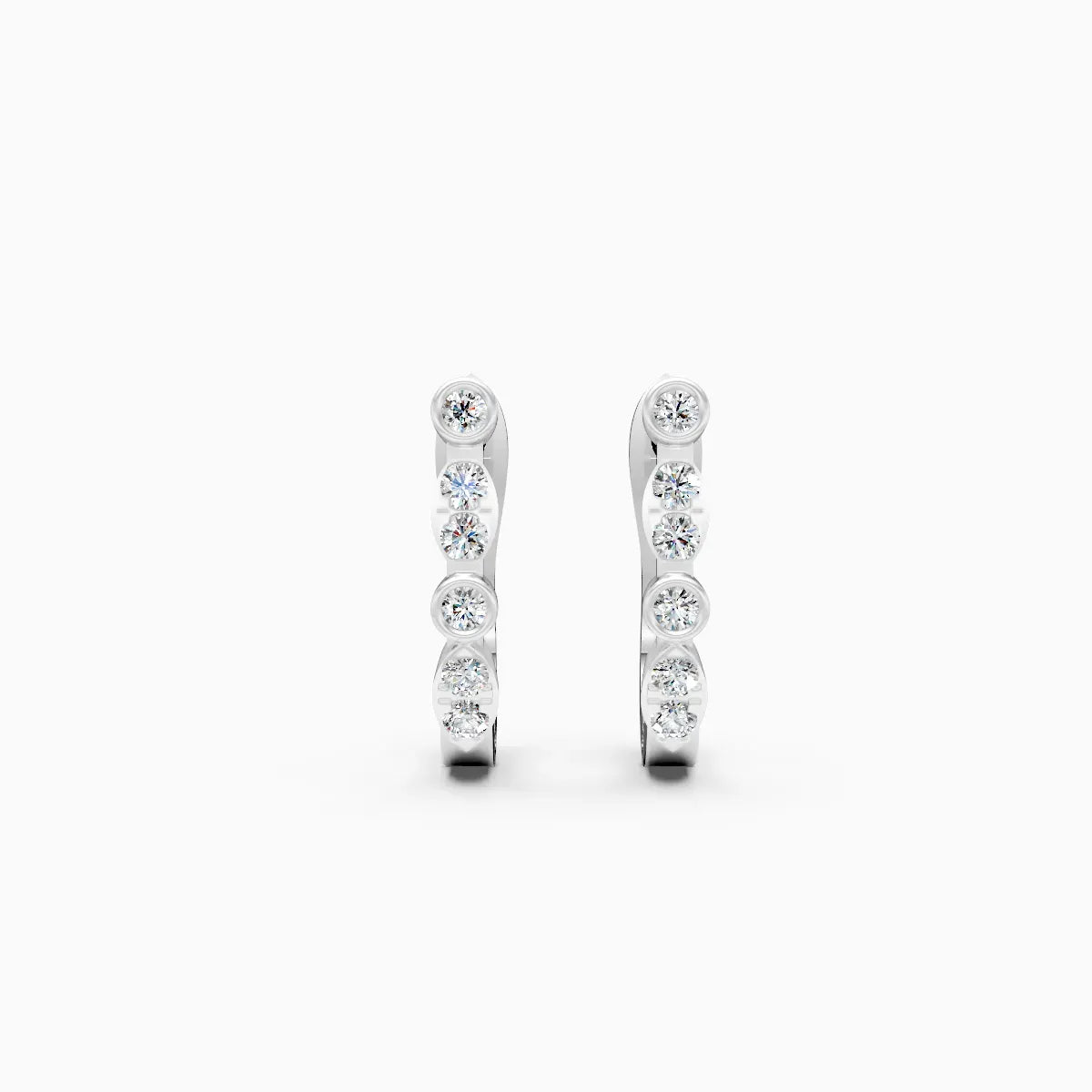 Diamond Curve Hoops