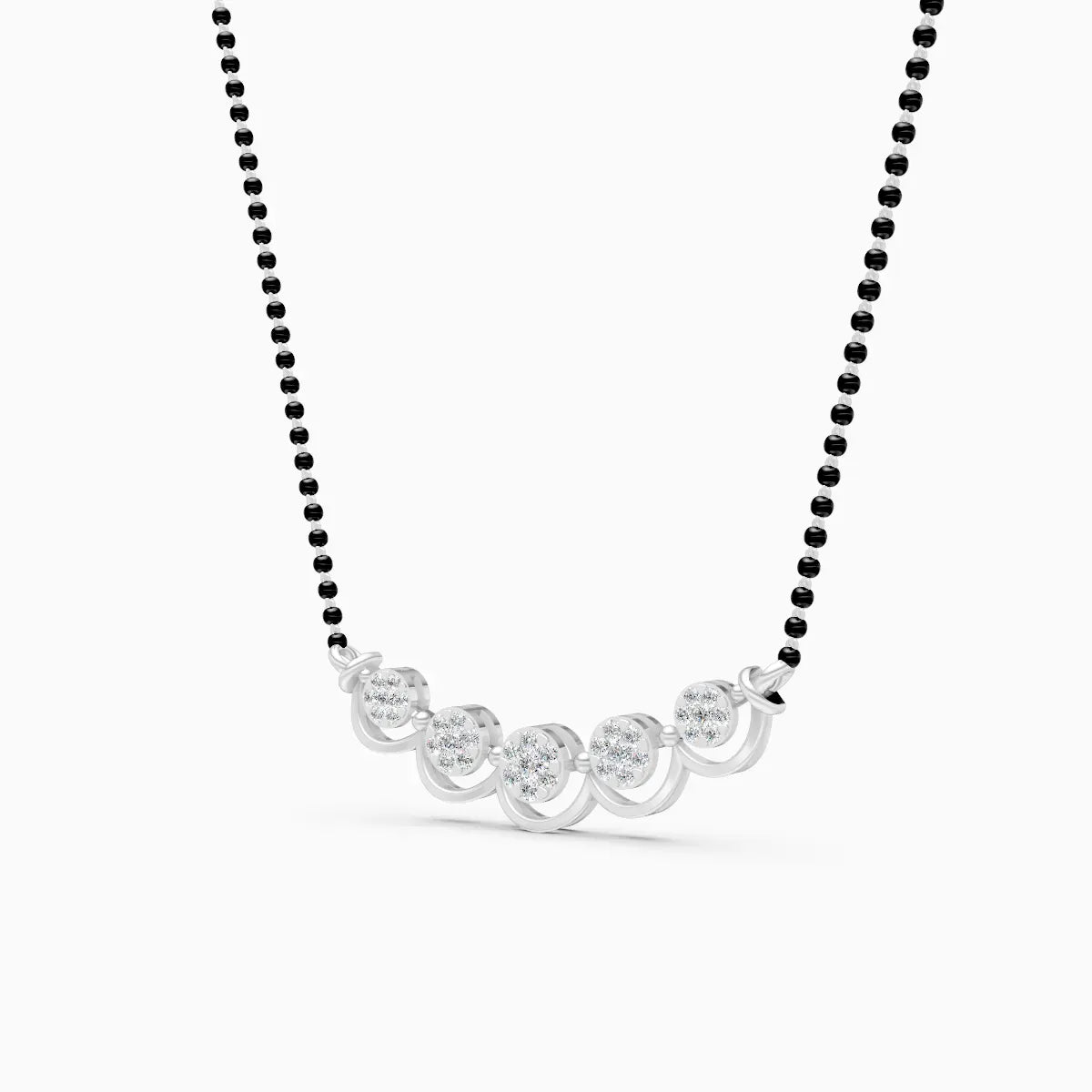 Five Round Cluster Timeless Mangalsutra