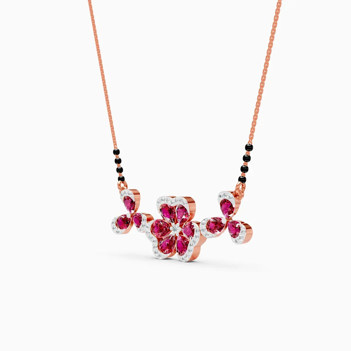 Floral Cluster Mangalsutra