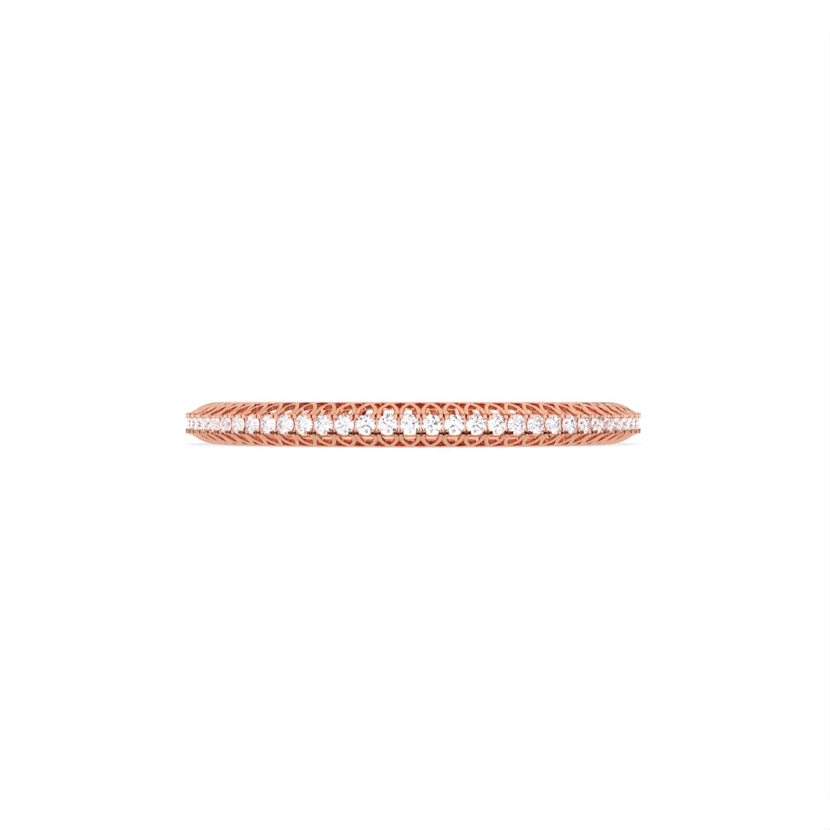 Solitaire Lab Grown Diamond Gold Bangles