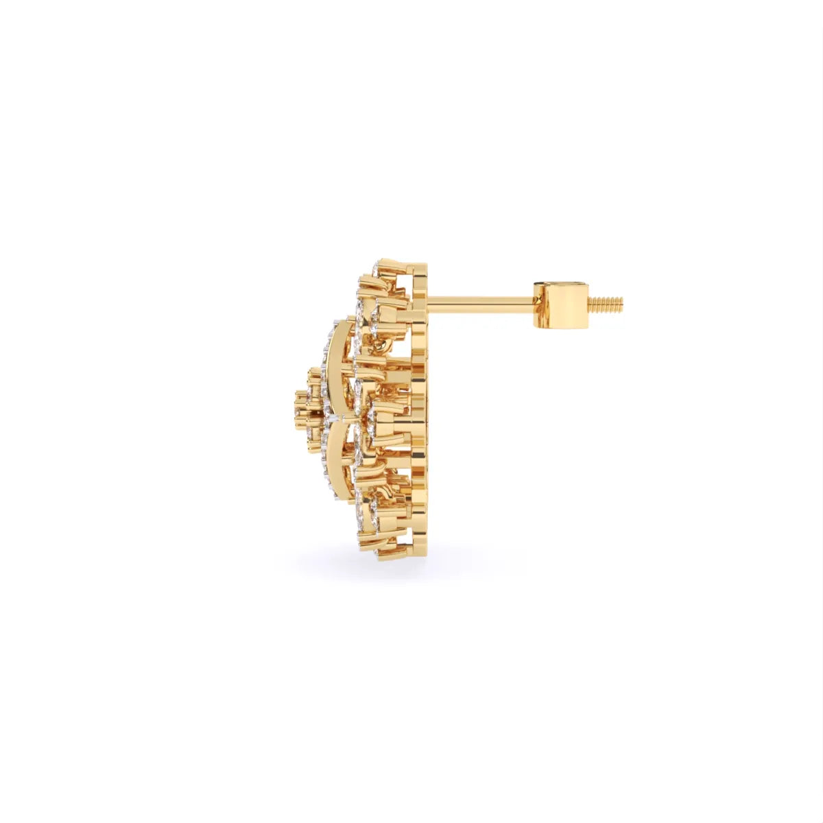 Elegant Classic Lab Grown Diamond Earrings