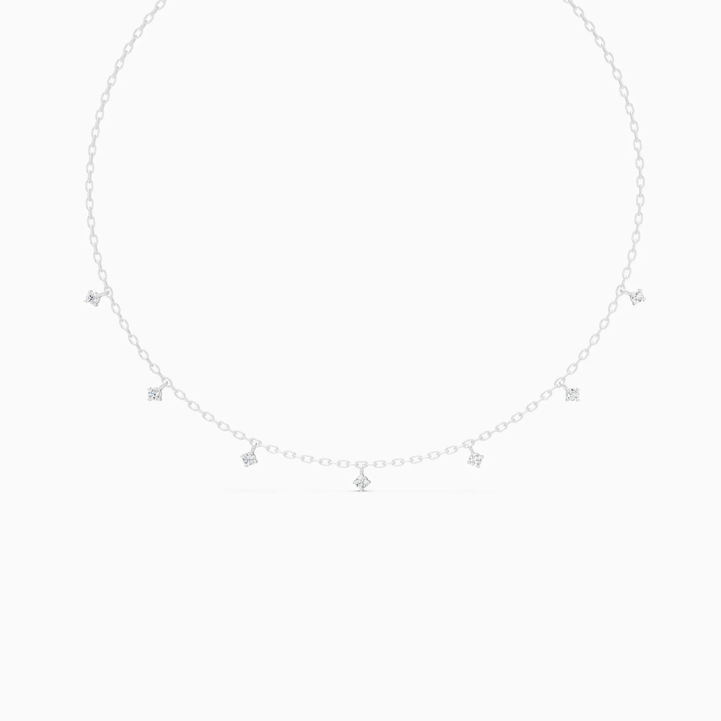 Twinkle Drops Lab Grown Diamond Necklace