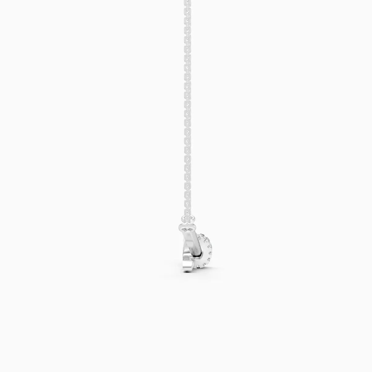 Sparkling Knot And Delicate Twist Diamond Pendant