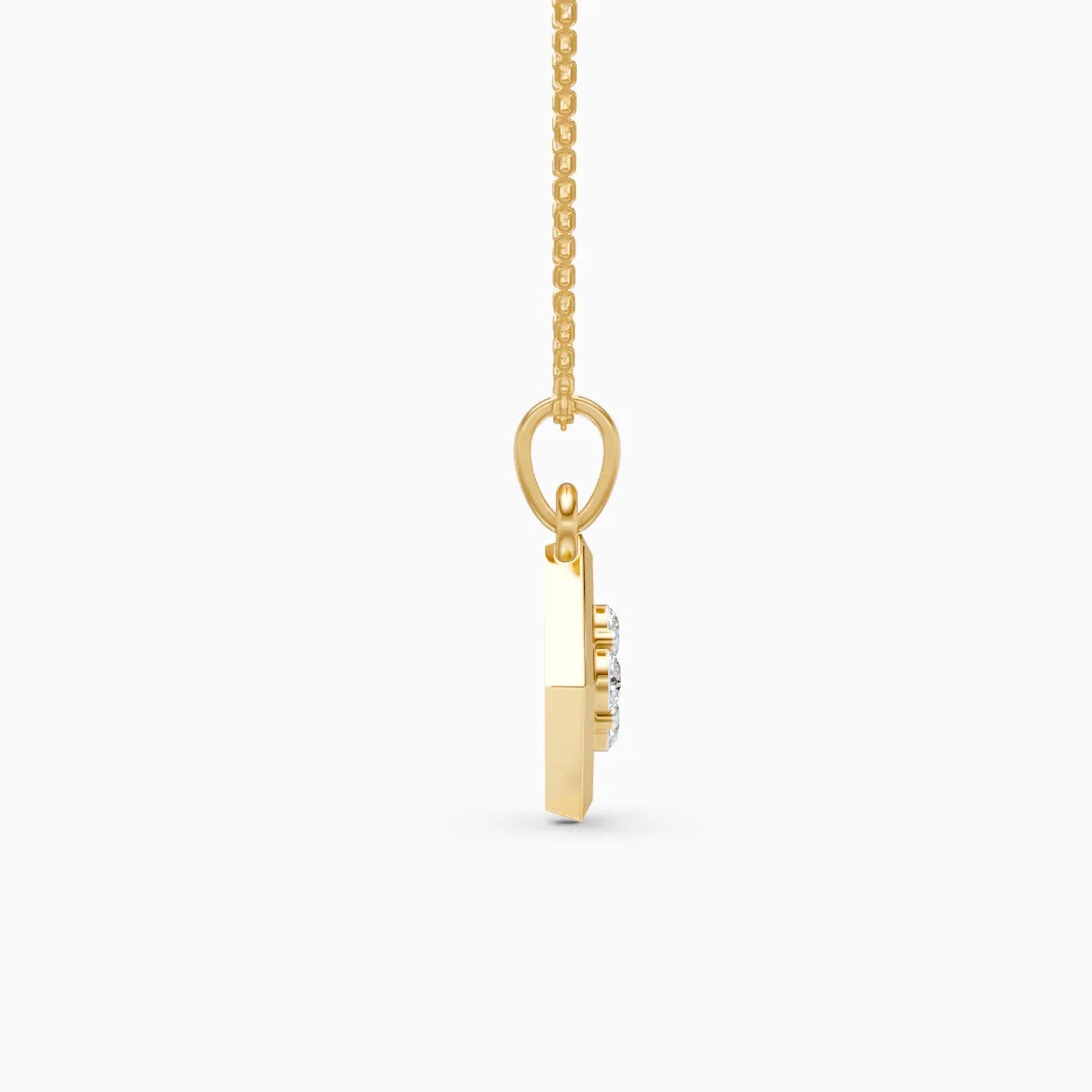 Simple Glow Shiny Diamond Pendant