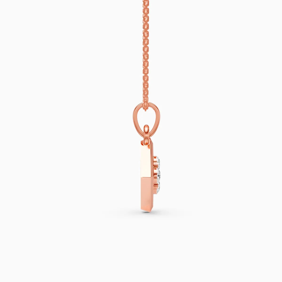 Simple Glow Shiny Diamond Pendant