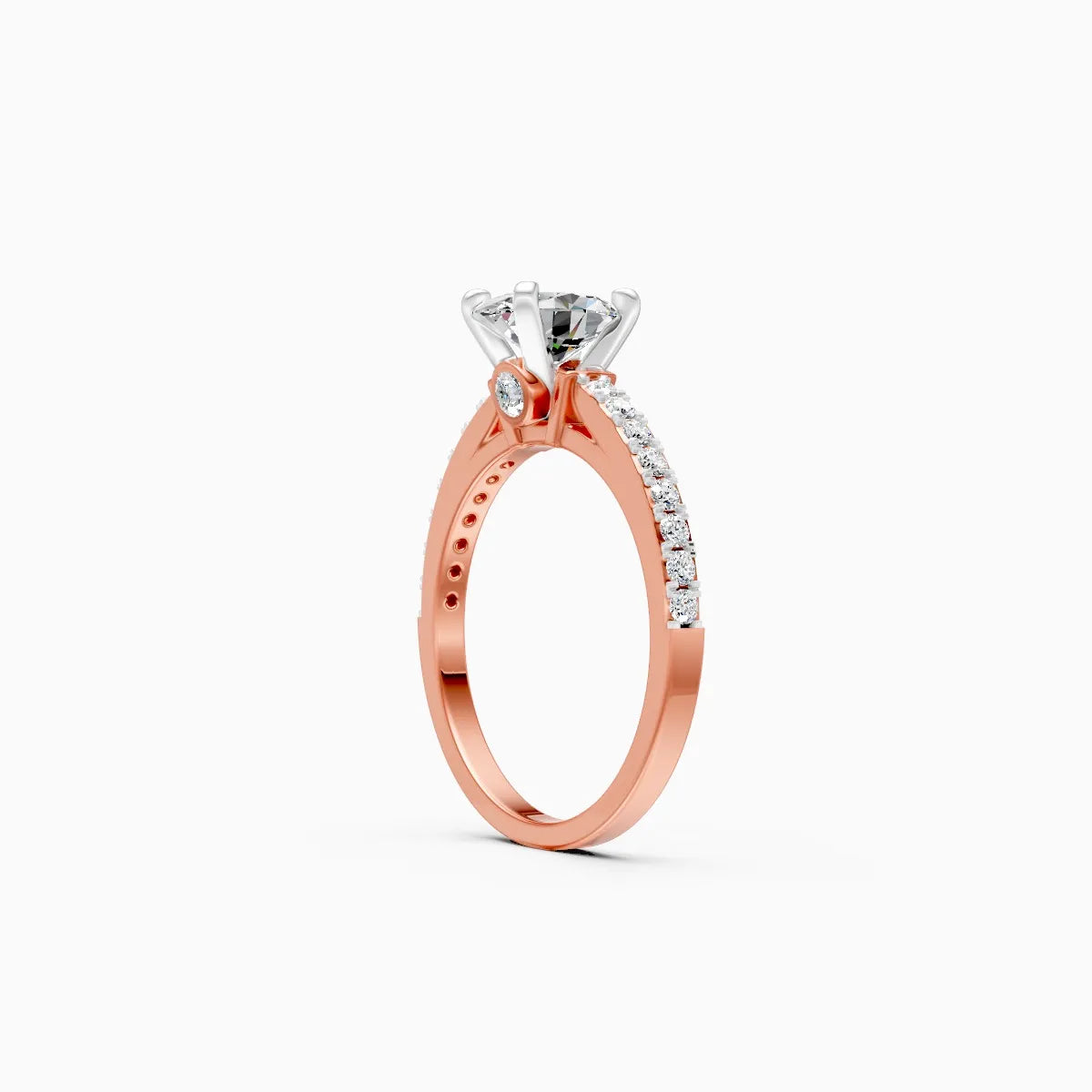 Delicate Oval Cut Lab Grown Diamond Ring