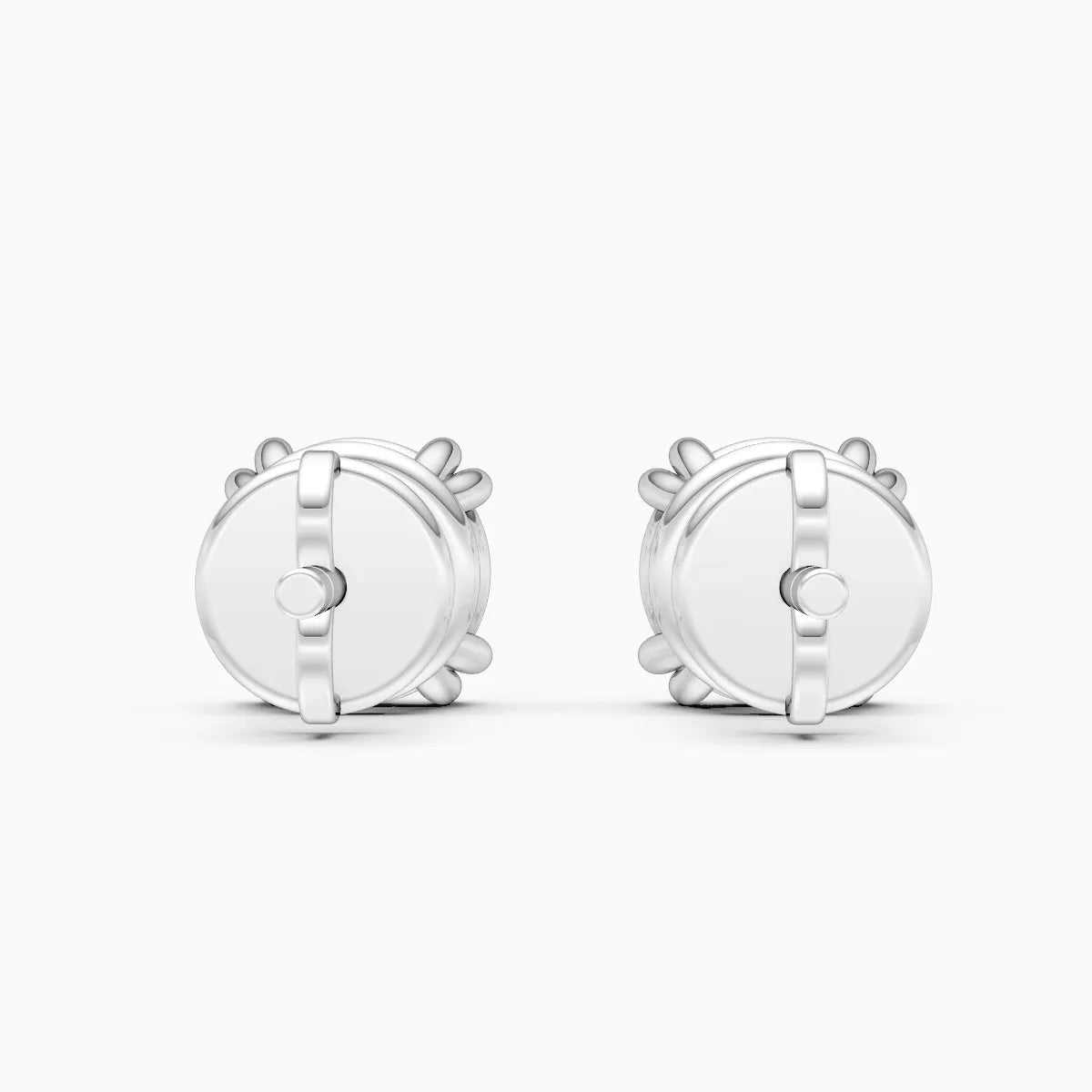 Sparkling Solitaire Lab Grown Diamond Stud Earrings