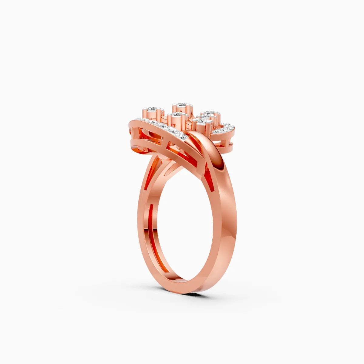 Classy Radiance Cluster Diamond Ring