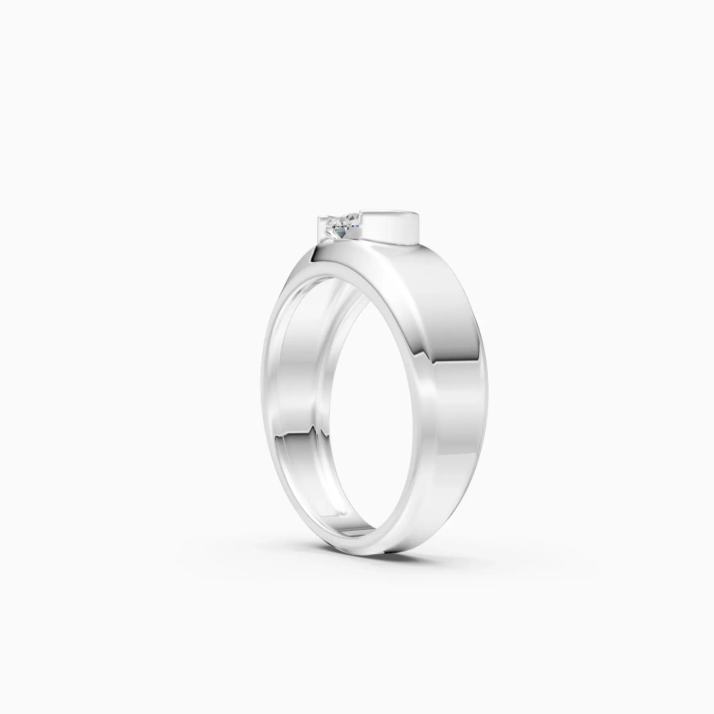 Refined Charm Solitaire Diamond Ring