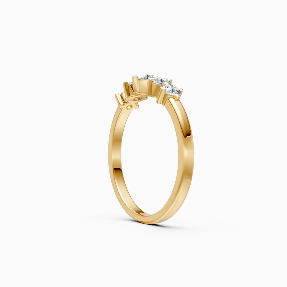 Crystal Arc Lab Grown Diamond Ring