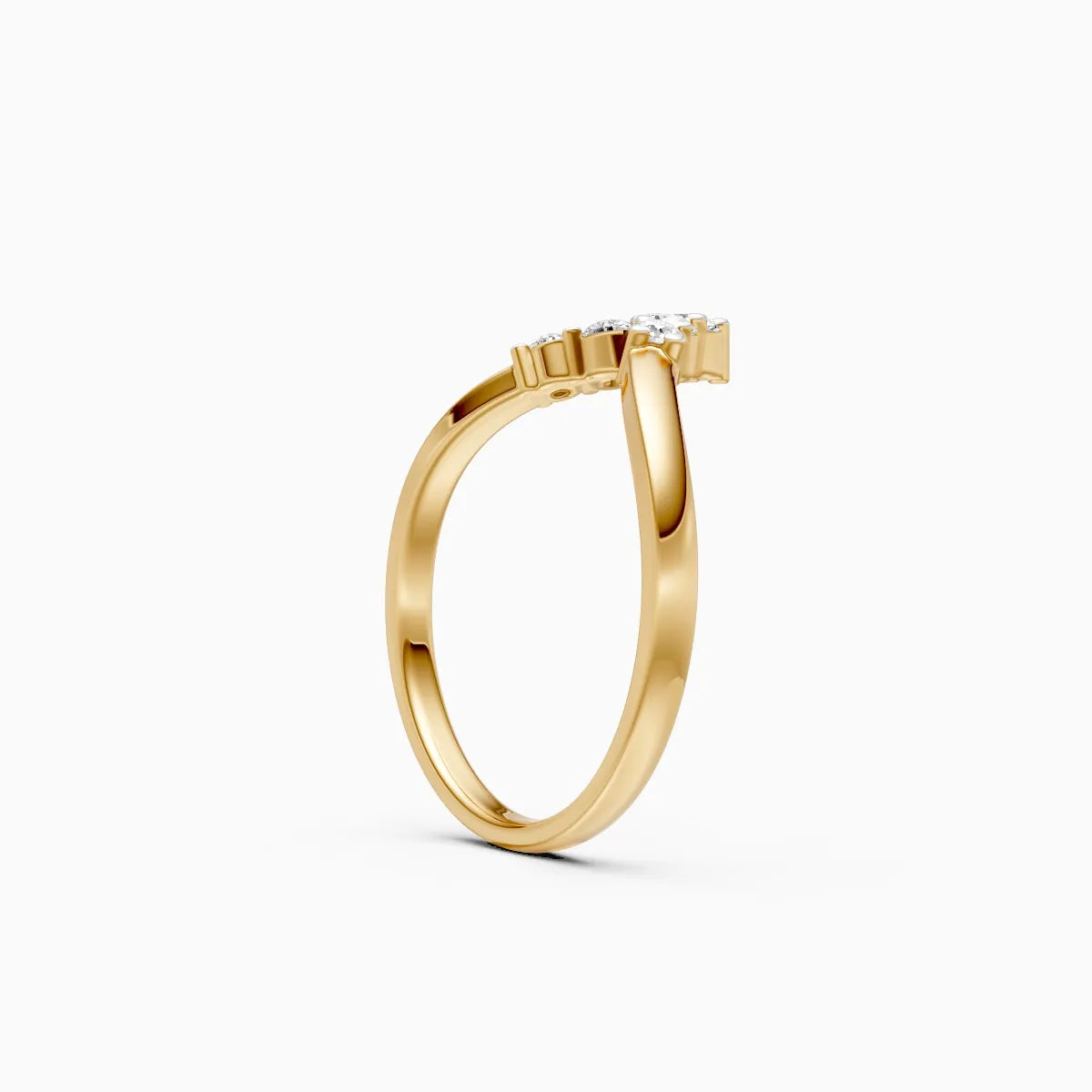 Chevron Diamond Band