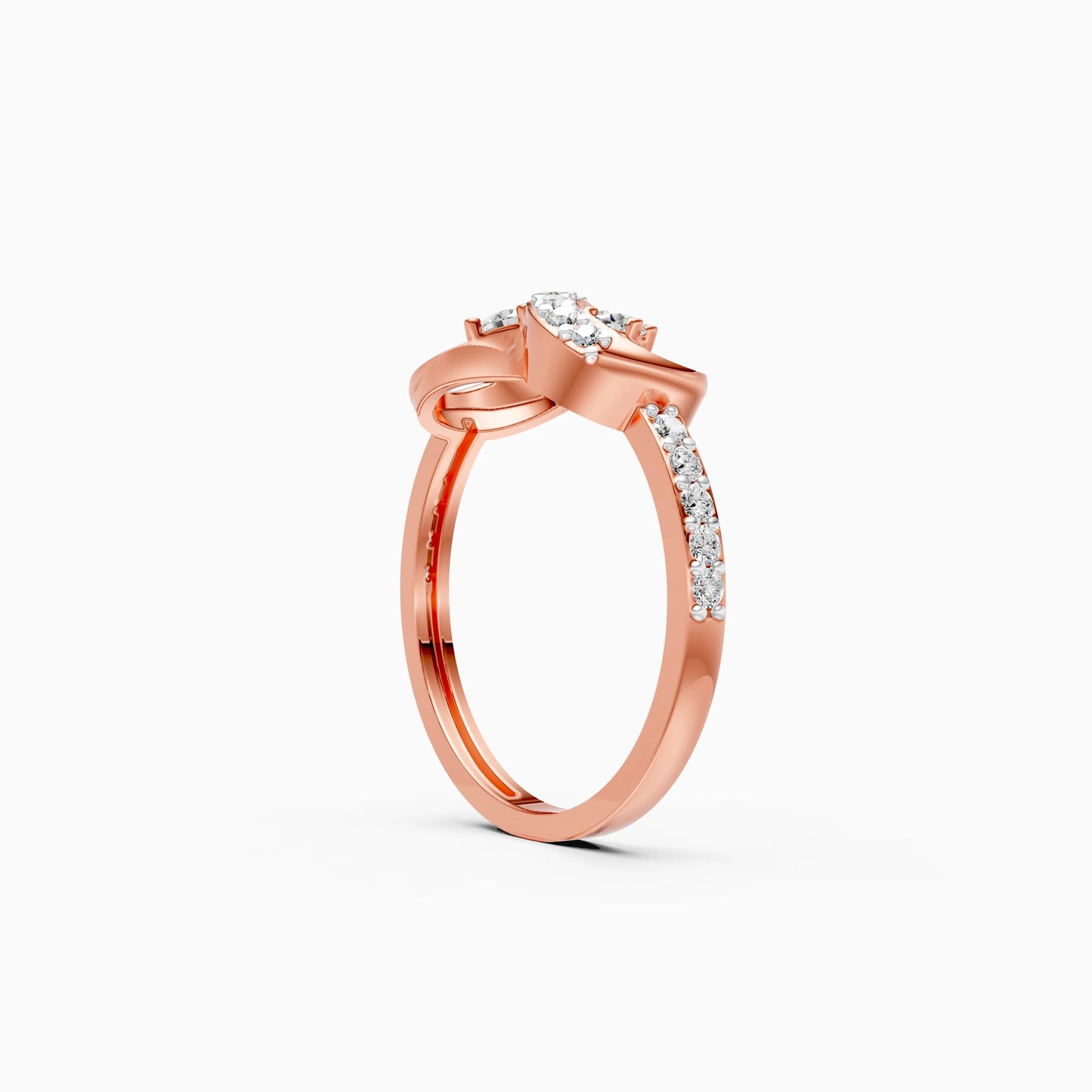 Forever Curl Lab Grown Diamond Ring