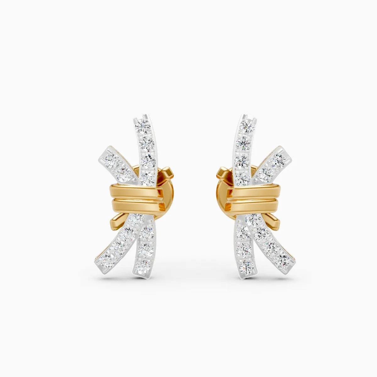 Regal Knot Lab Grown Diamond Earrings