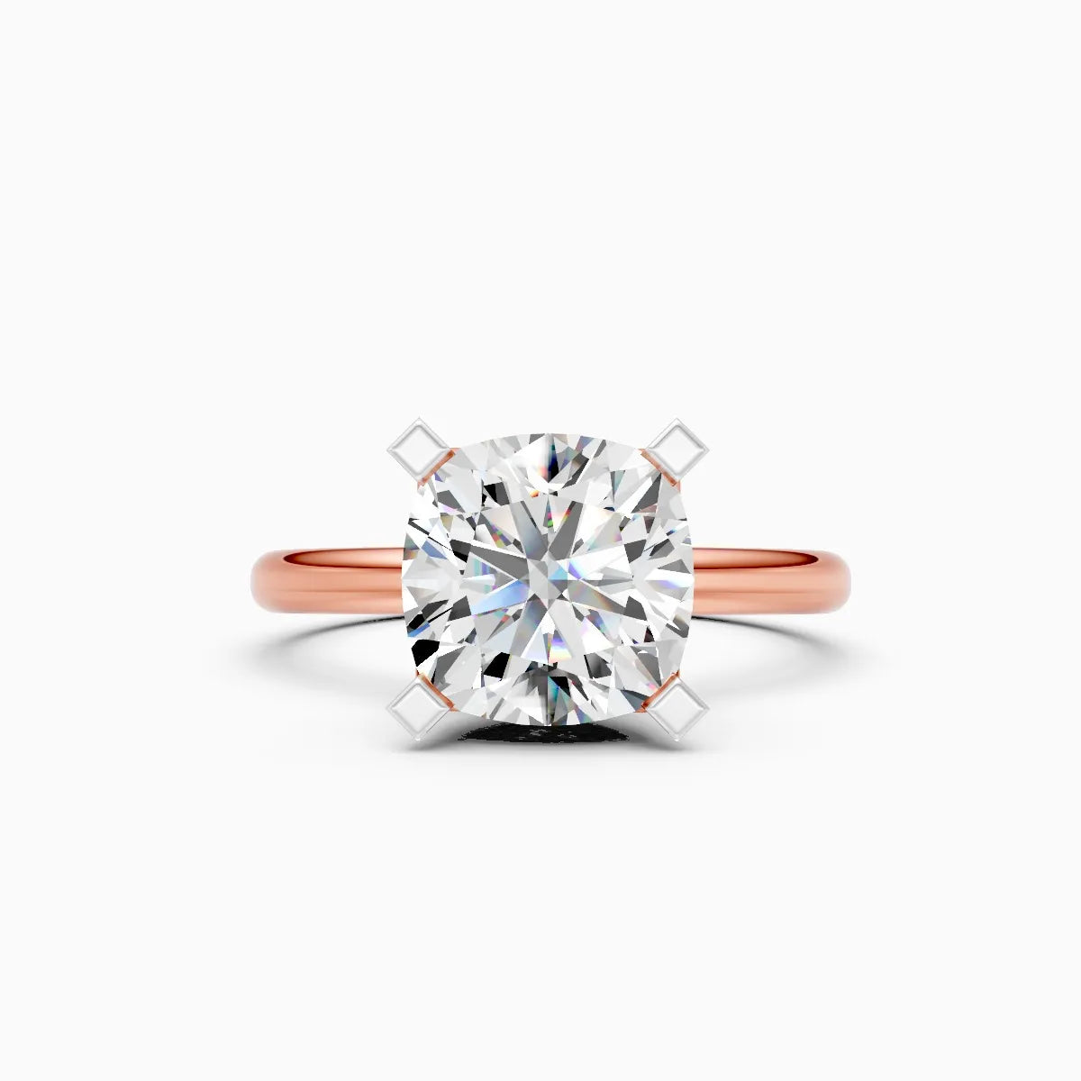 Sleek Solitaire Diamond Engagement Ring