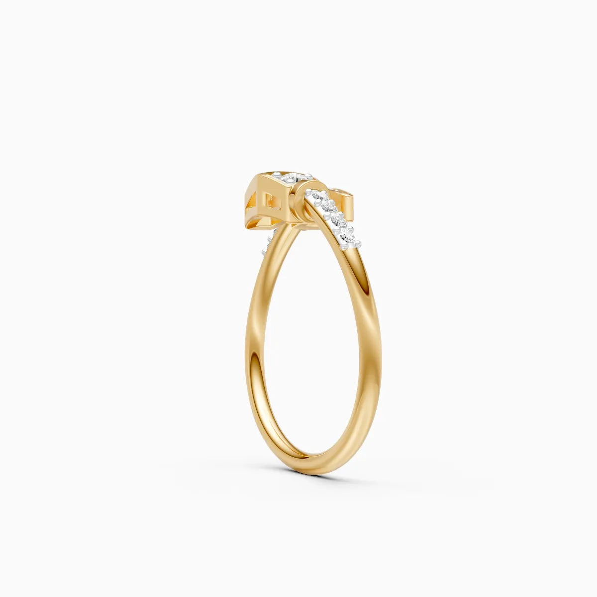 Asymmetric Geometric Cluster and Spike Open Bypass Ring