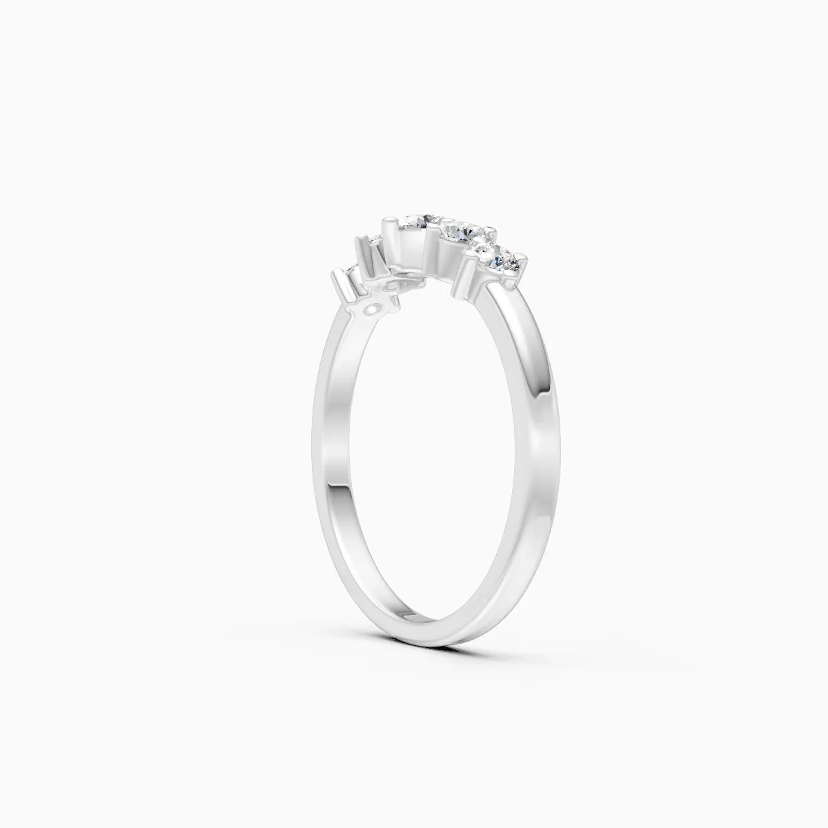 Crystal Arc Lab Grown Diamond Ring