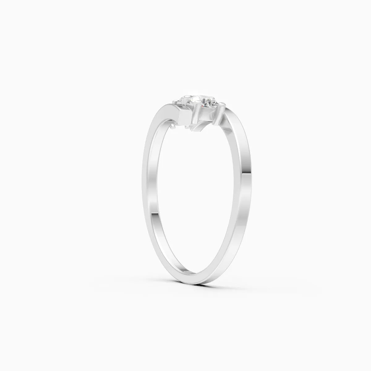 Crossover Glow Lab Grown Diamond Ring