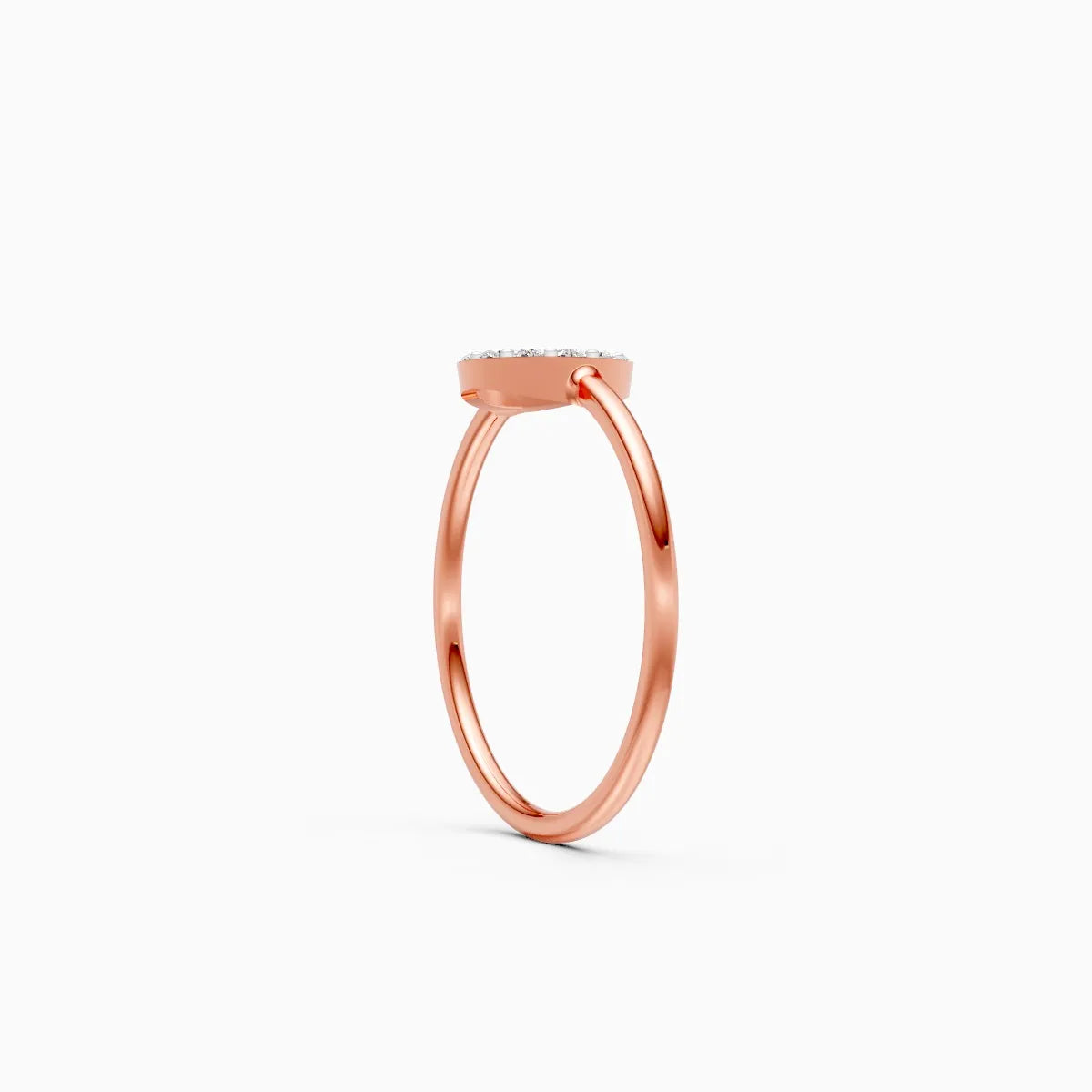 Open Halo Circle Ring