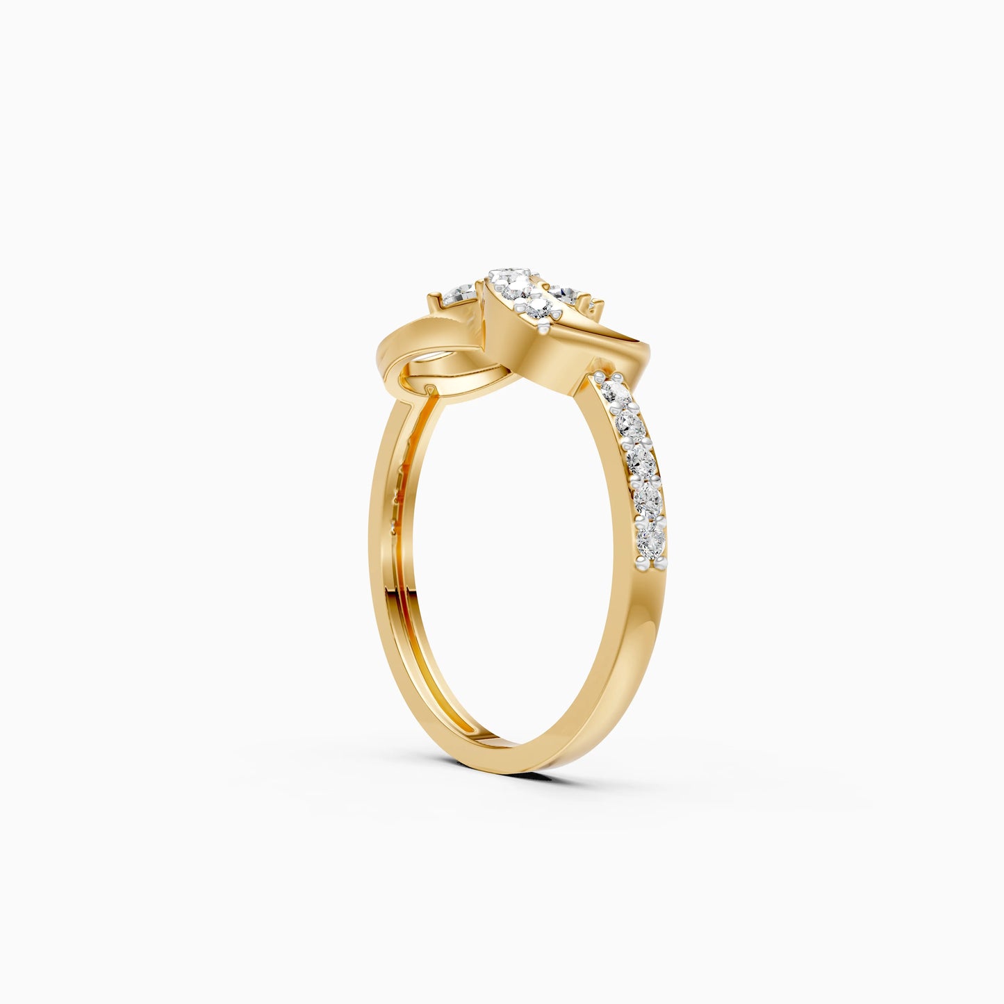 Forever Curl Lab Grown Diamond Ring